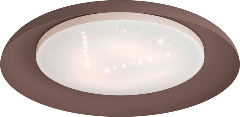 Eglo Penjamo LED-Kattovalaisin, 6,5x46,5cm, ruskea/valkoinen