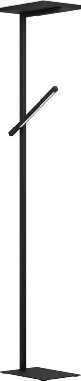 Eglo Carboneras LED-Lattiavalaisin, 180cm, musta, himmennin