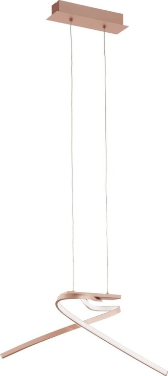 Eglo Palozza LED-Riippuvalaisin, 70,5cm, ruusukulta