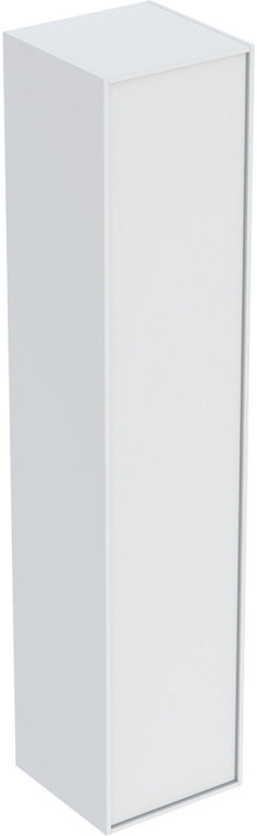 Korkea kaappi IDO Sense Art, 1725x366mm, yksi ovi ja sisäpeili, valkoinen