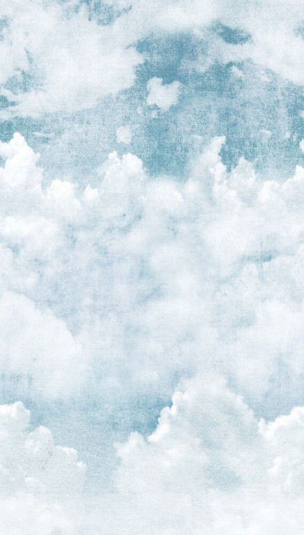 Tapetit.fi Kuvatapetti One Roll One Motif Blue Clouds, 1.59x2.80m, non-woven