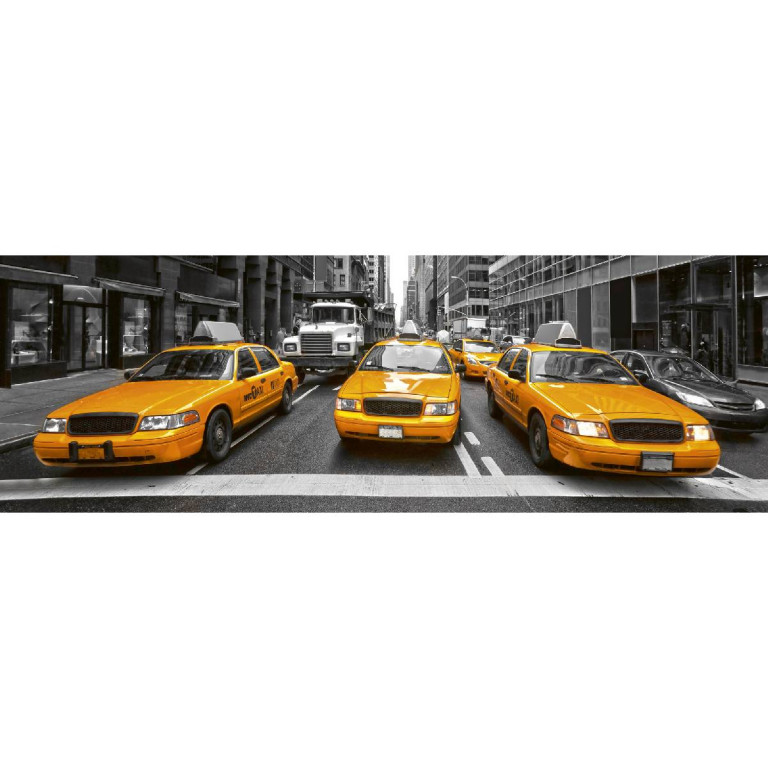 Tapetit.fi Välitilatarra Dimex Yellow Taxi, 180-350x60cm