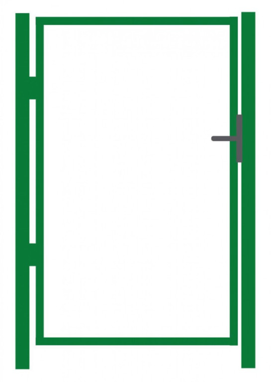 AB Polar Käyntiportin runko 100x100 cm vihreä