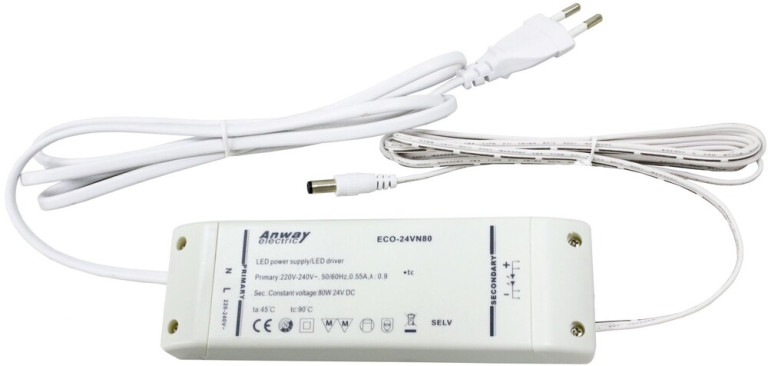 Airam LED-liitäntälaite LED Driver 80W 24V Linear LED -valaisimille