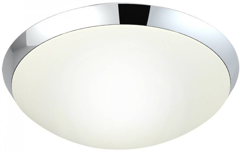 Aneta Lighting Siracusa Plafondi Kromi/valkoinen 60W E27 IP44