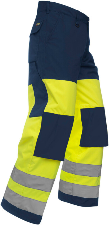 Blåkläder Talvihousut Highvis keltainen/sininen