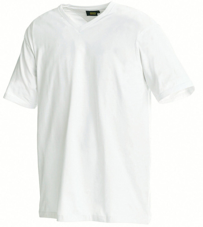 Blåkläder T-paita V-kaulus valkoinen