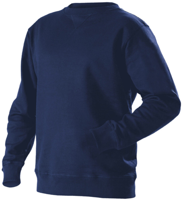 Blåkläder Collegepaita Jersey sininen harjattu sisäpuoli