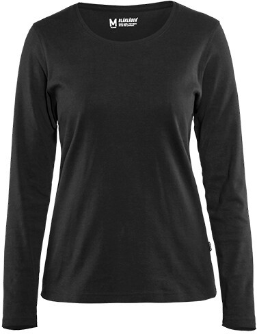 Blåkläder Naisten pitkähihainen t-paita 3301 musta