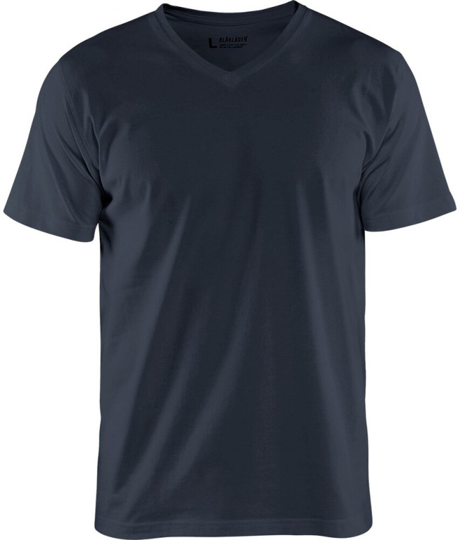 Blåkläder T-paita 3360 V-kauluksella tummansininen