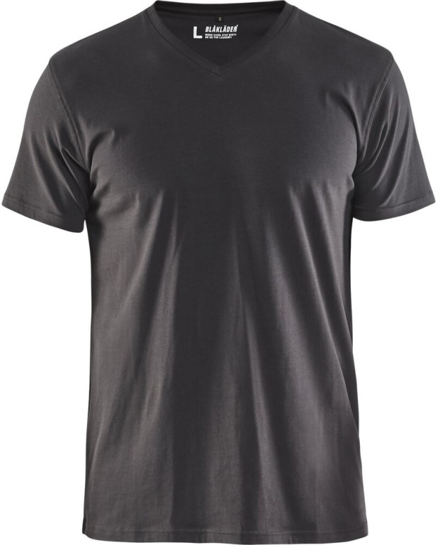 Blåkläder T-paita 3360 V-kauluksella tummanharmaa