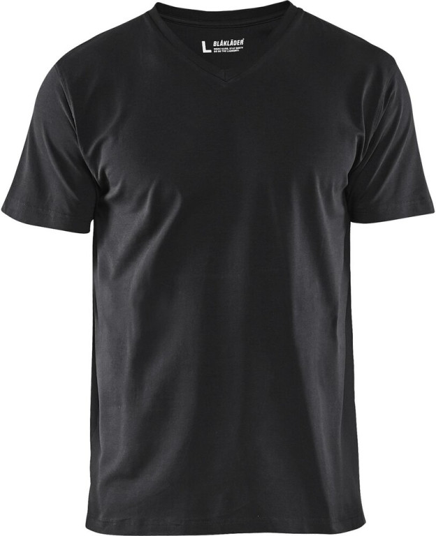 Blåkläder T-paita 3360 V-kauluksella musta