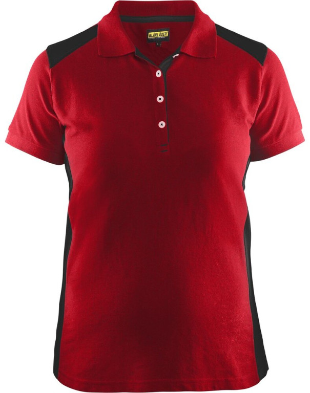 Blåkläder Naisten pikeepaita 3390 punainen/musta