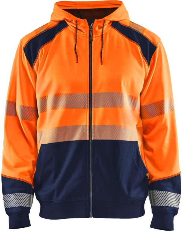 Blåkläder Huppari 3546 Highvis huomio-oranssi/sininen