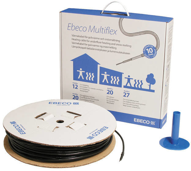 Lämpökaapelipaketti Ebeco Multiflex 27, eri vaihtoehtoja