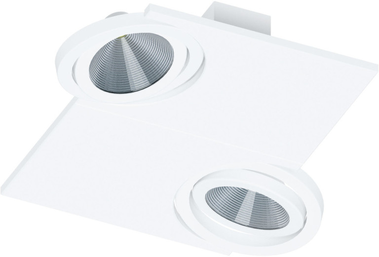 Eglo LED-katto/seinäspotti Brea 2-os. valkoinen/kirkas 2X5W IP20