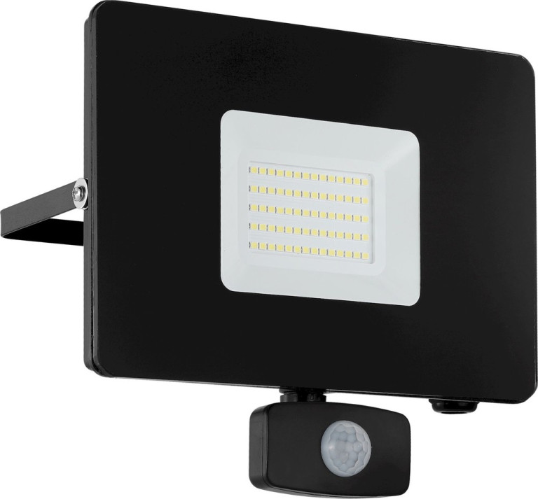Eglo LED-ulkoseinävalaisin/-valonheitin Faedo 200x205 mm liiketunnistimella musta