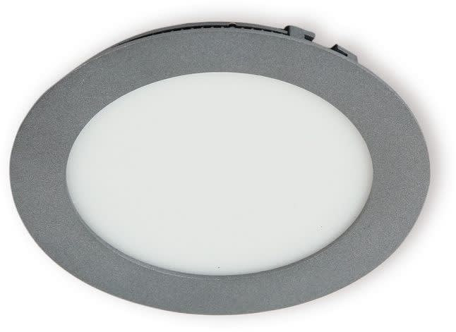 Ensto LED-paneeli Velox ALSD180HPU Ø180x19mm IP44 11W 830/840 harmaa