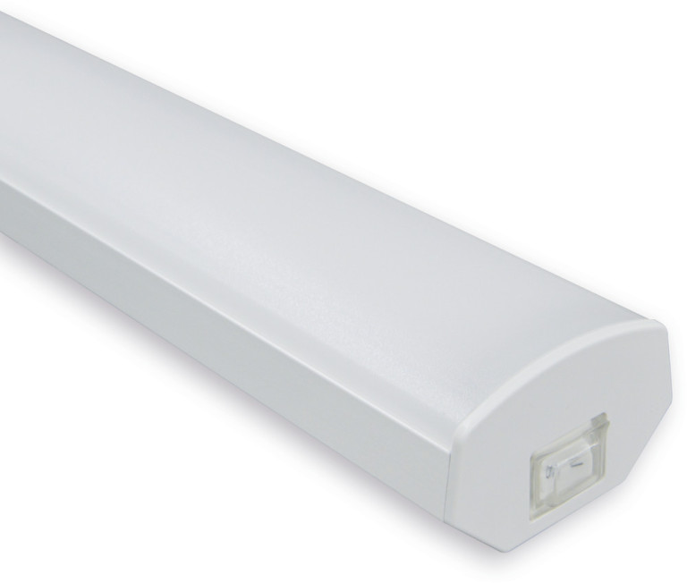 Ensto Ami LED Työpiste/Välitilan valaisin Valkoinen 600mm Kytkimellä, AL121L600/DW, 10W IP44