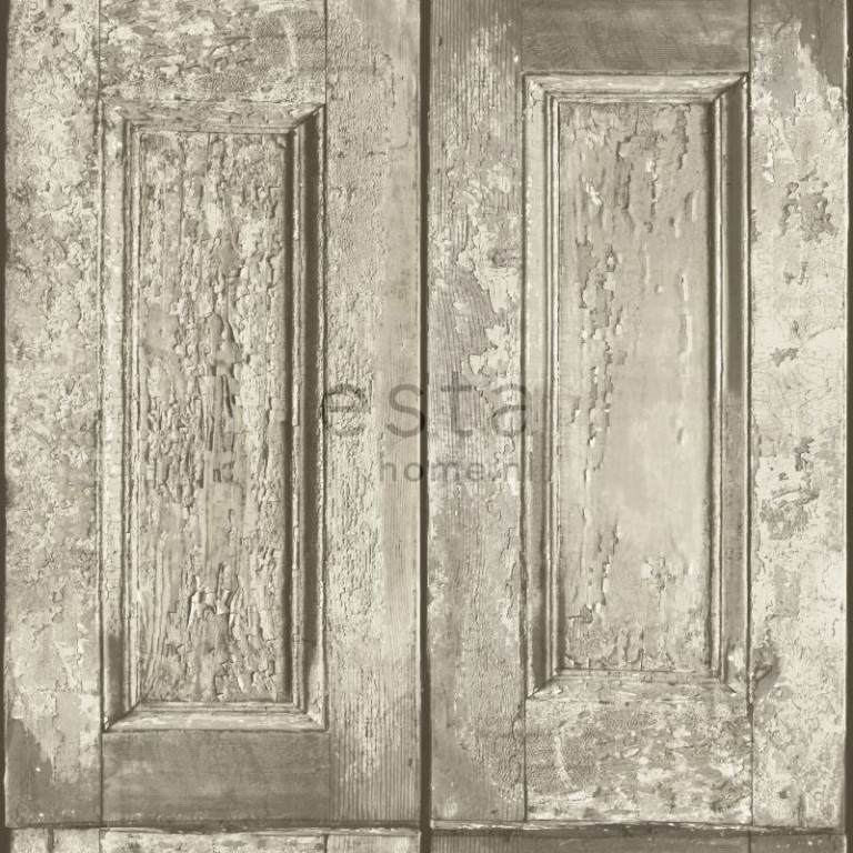 ESTA Vintage rules! Tapetti panel doors light ruskea 53 cm x 10,05 m Non-woven