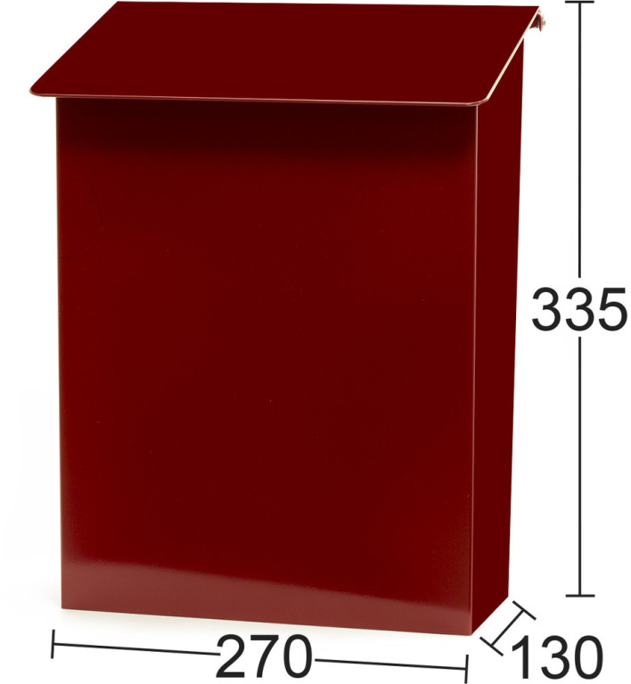 Habo Postilaatikko Classic 9442B punainen