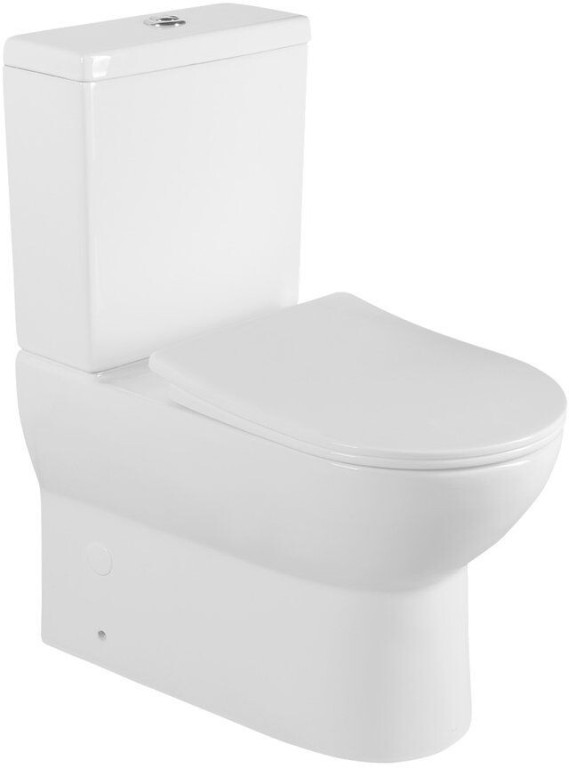 Interia WC-istuin Jalta huuhtelukaulukseton soft-close-kannella kaksoishuuhtelu