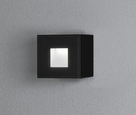 Konstsmide Chieri 7864-750 seinävalaisin square musta 15W LED IP54