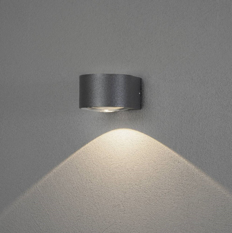 Konstsmide LED-seinävalaisin Gela 7881-370 6W antrasiitti