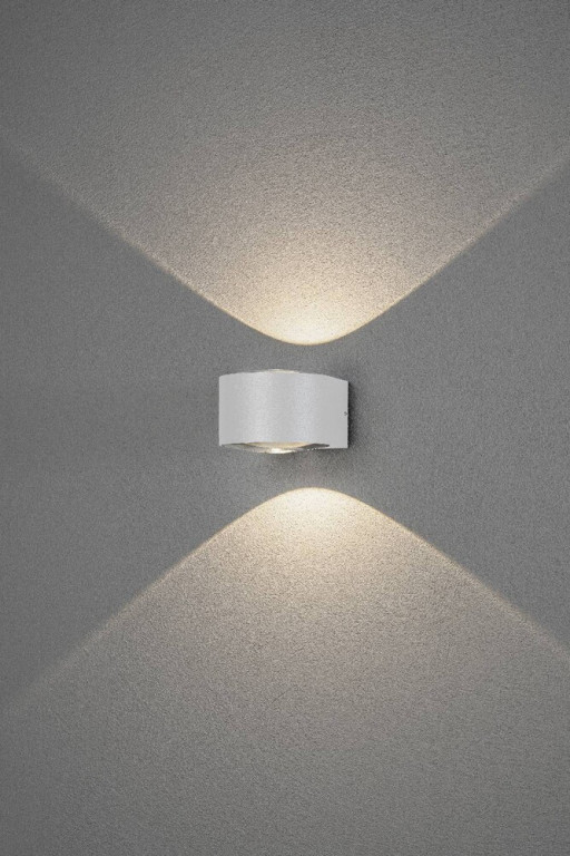 Konstsmide LED-seinävalaisin Gela 7882-250 2x6W ylös/alas valkoinen