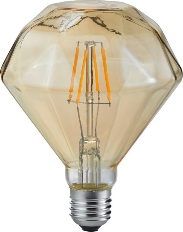 Trio LED-lamppu 902 E27, deco, filament, 4W, 320lm, 2700K, ruskea