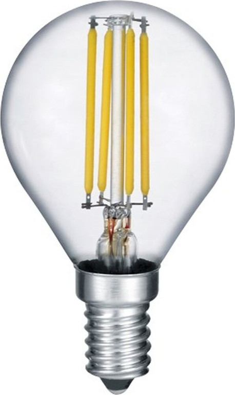 Trio LED-lamppu E14, filament, vakiokupu, 4W, 470lm, 3000K