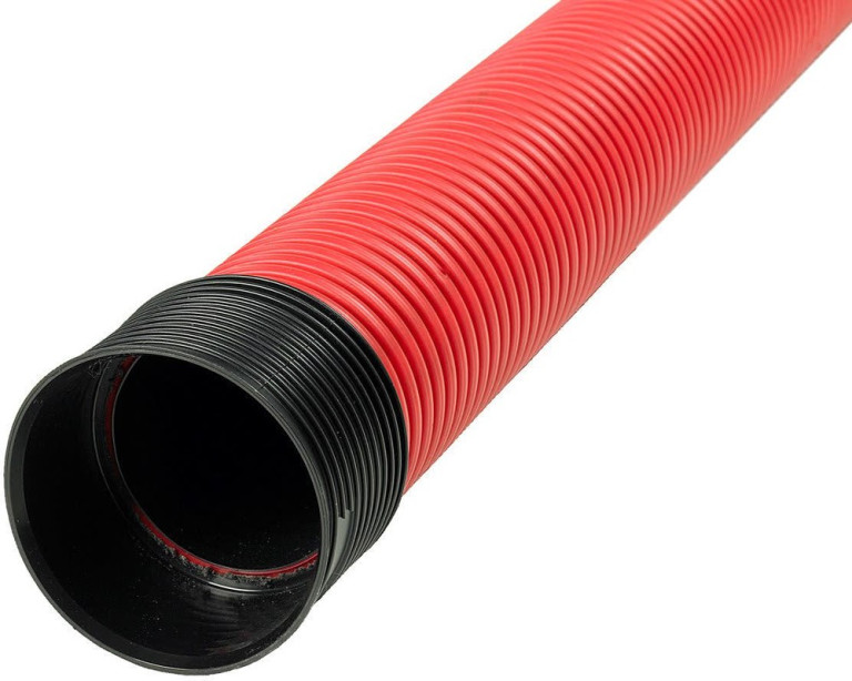 Meltex Kaapelinsuojaputki TEL B Ø110/95 mm x 6 m punainen tupla