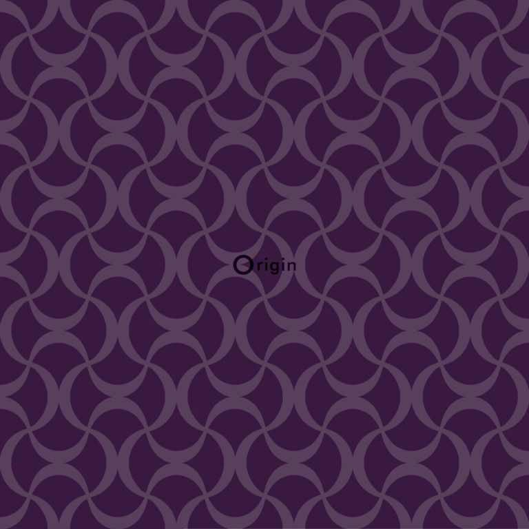 Origin Metropolitan 345736 graphical shape violetti non-woven tapetti