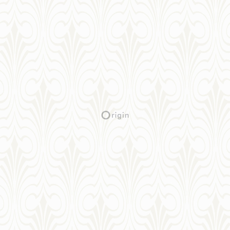 Origin Ouverture 345917 graphical shape valkoinen non-woven tapetti