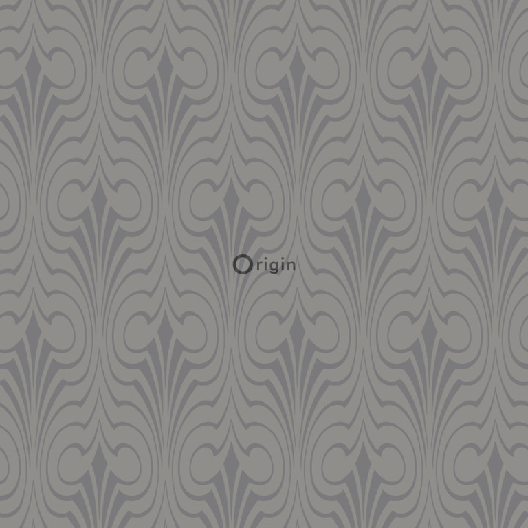 Origin Ouverture 345918 graphical shape harmaaruskea non-woven tapetti