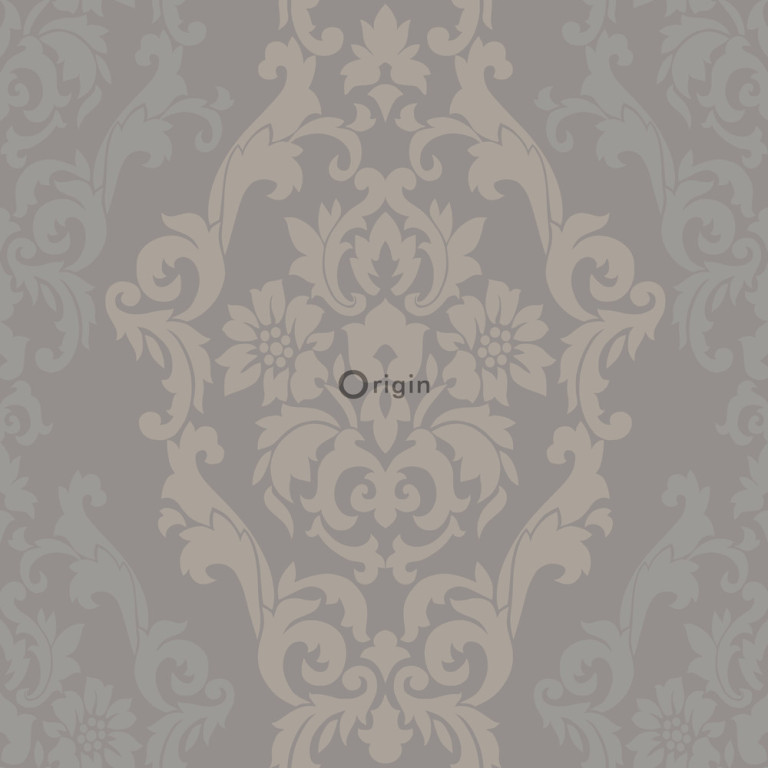 Origin Beaumont 346212 baroque harmaaruskea/pronssi non-woven tapetti