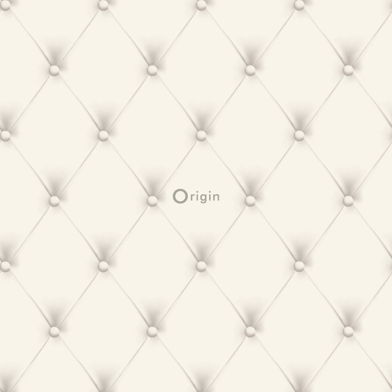 Origin Upstairs & downstairs 346832 padded valkoinen/soft harmaa non-woven tapetti