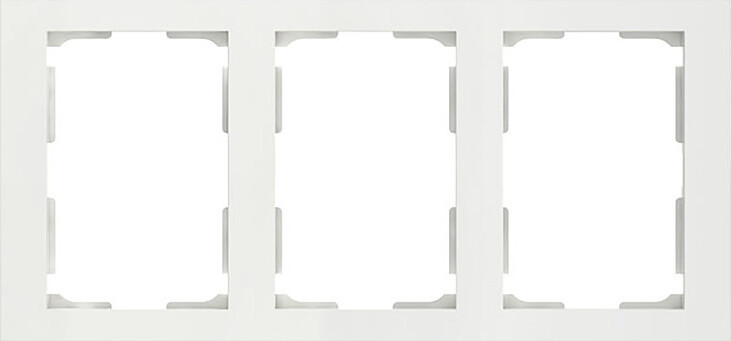 Elko Peitelevy Plus, 3-osainen kaksiosaiselle pistorasialle, valkoinen