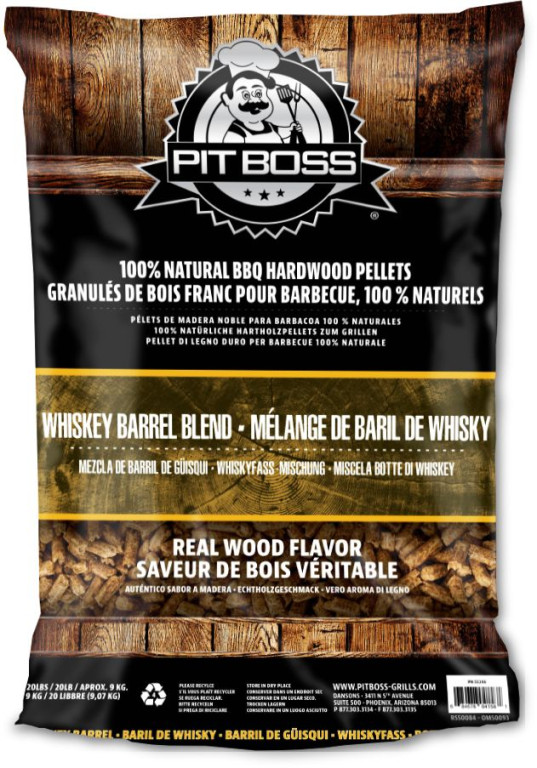 Pellettisekoitus Pitt Boss Whiskey Barrel Blend 9 kg