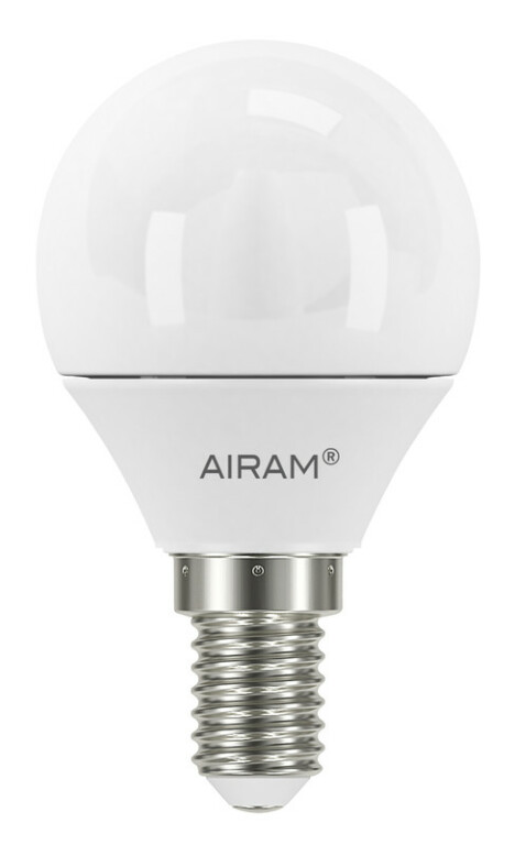 LED-pienkupulamppu Airam Pro P45 830, E14, 3000K, 470lm