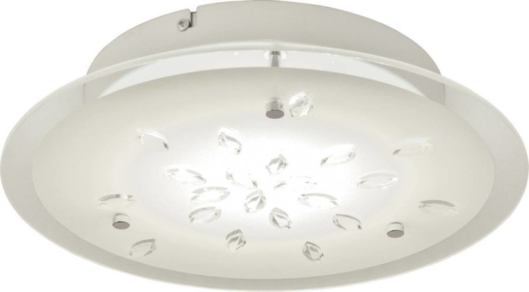 Aneta Lighting LED-kattoplafondi Lara ø32cm valkoinen/kirkas