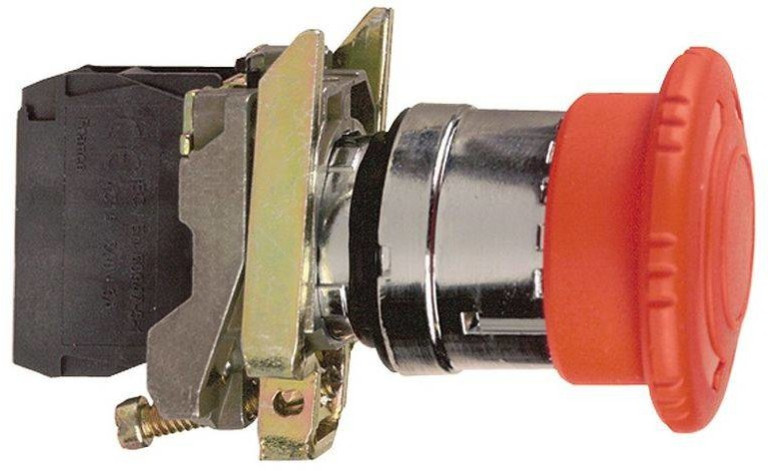 Schneider Electric Hätä-Seis painike XB4BS8445 1s 1a punainen 40mm