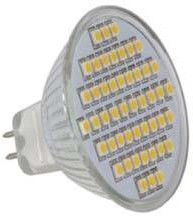 Sunwind LED-kohdelamppu G4, MR16, 48 SMD 3W 12V Ø50mm 180lm 2700K