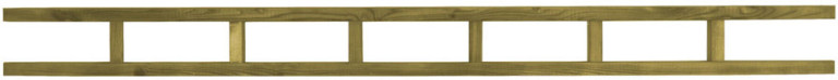 Tammiston Puu Aitaelementti Kartanokoriste 1800x150 mm koristeristikko vihreä A97