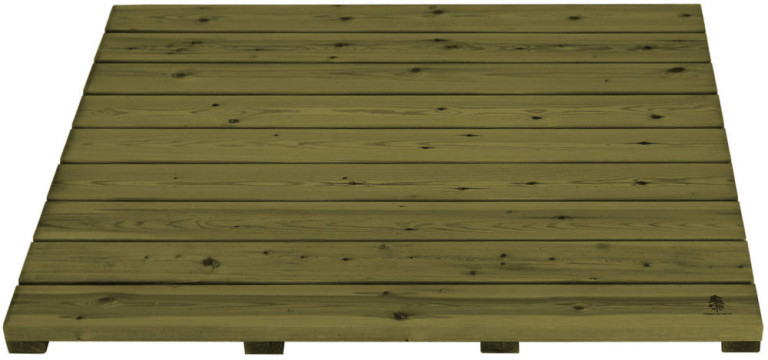 Tammiston Puu Terassielementti Laatta 900x900 mm 4 tukirimaa vihreä T02