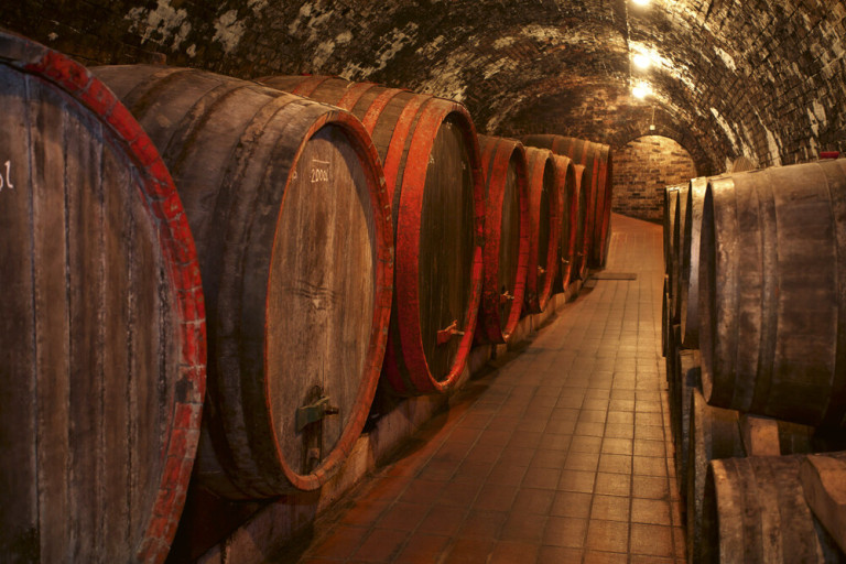 Dimex Kuvatapetti Wine Barrels 375x250cm