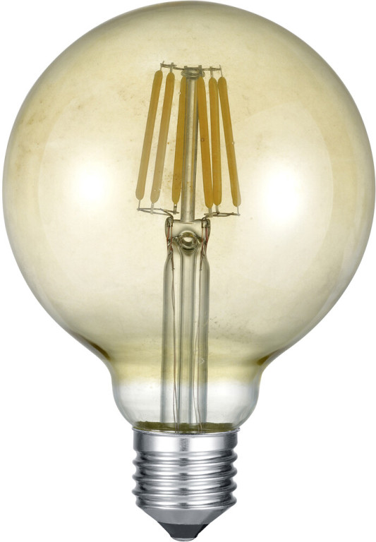 Trio Lamppu LED E27 filament iso globe 8W 810lm 2700K ruskea switch dimmer