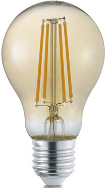 Trio LED-lamppu E27 filament vakiokupu 8W 700lm 2700K 3-portainen himmennys ruskea