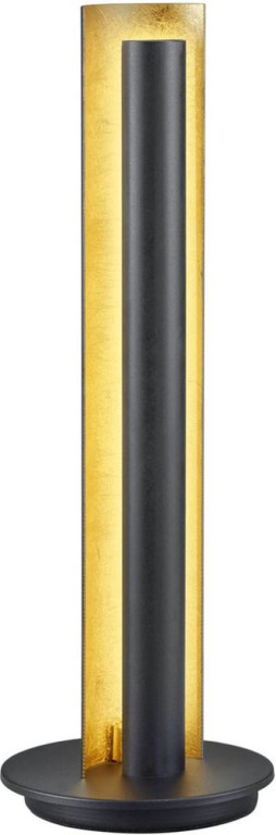 Trio LED-pöytävalaisin Texel Ø 160x475 mm musta/kulta