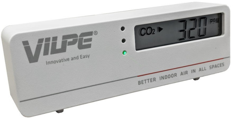 Vilpe Desktop CO2 Monitor Mittauslaite, Sisäilman hiilidioksidipitoisuuden mittaamiseen
